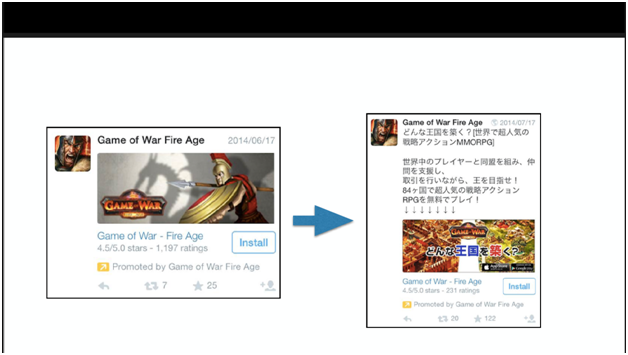 Twitter Ad example