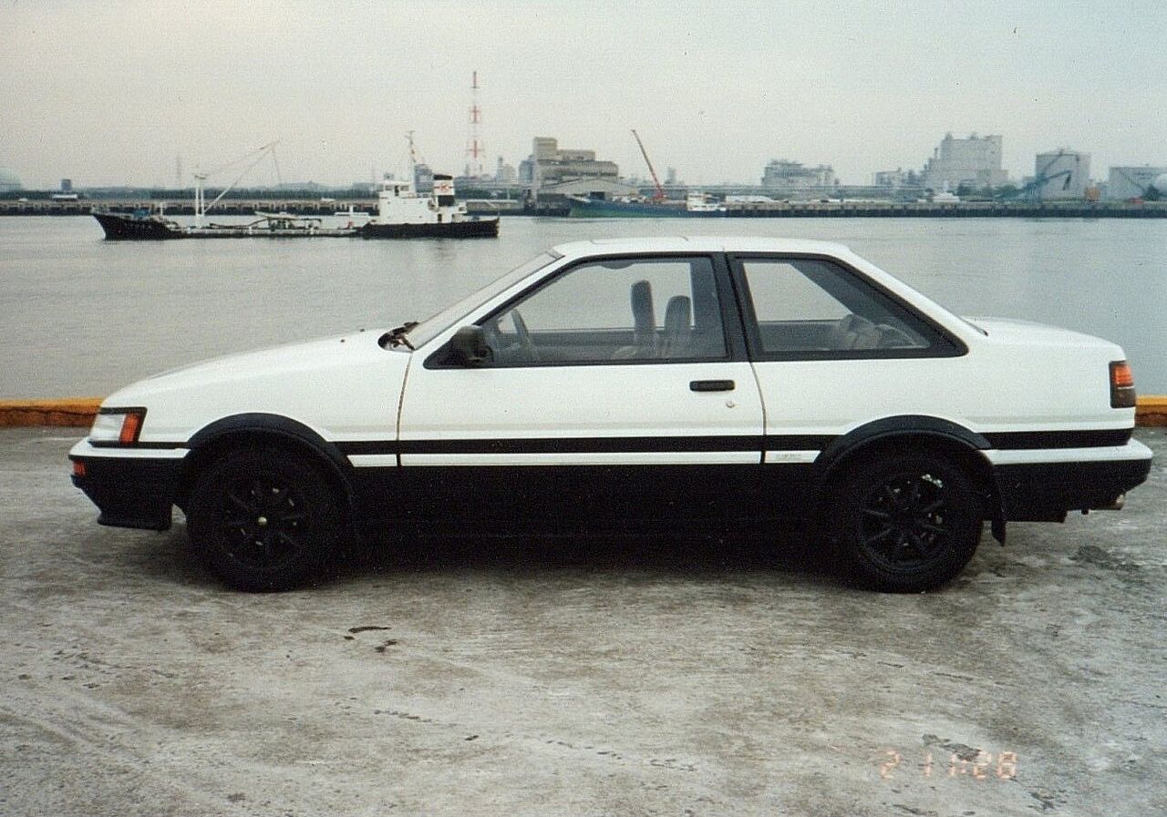 AE86 ブラックレーシング ホイール 6J×14インチ(off+22) : AE86修理日記