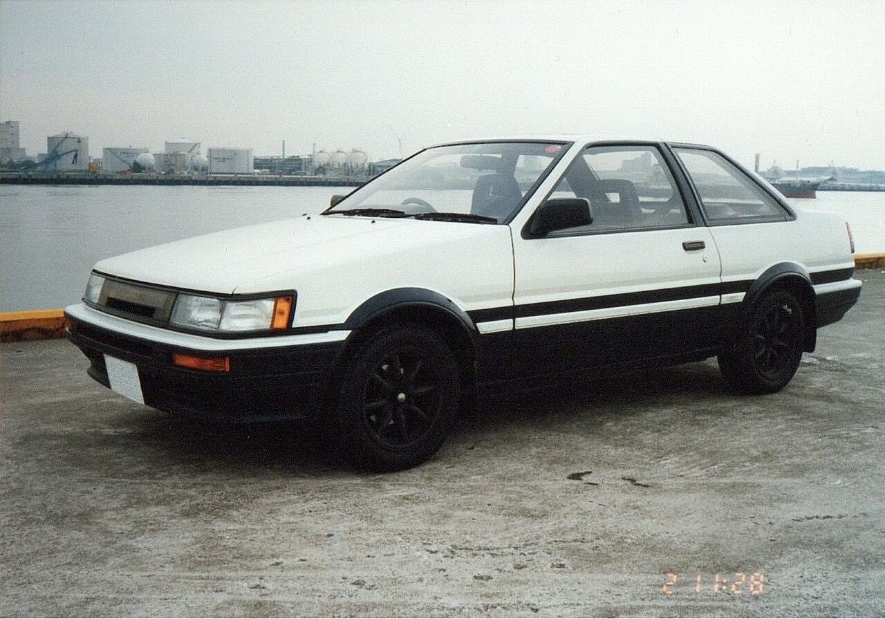 AE86 ブラックレーシング ホイール 6J×14インチ(off+22) : AE86修理日記
