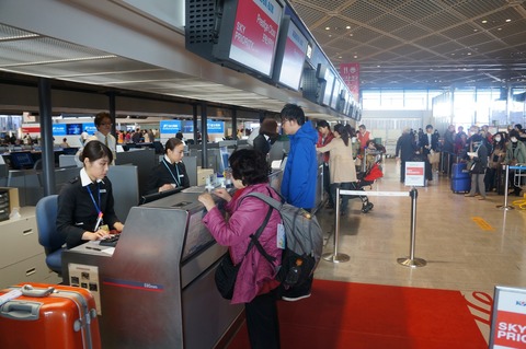 大韓航空チェックインカウンター2