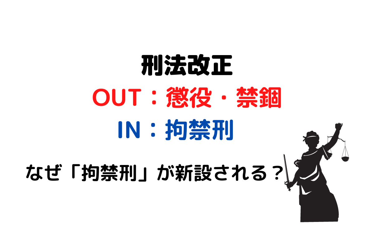 刑罰の懲役と禁錮を廃止し「拘禁刑」に一本化する刑法 賛成多数で可決成立する見通し : まったり休憩所