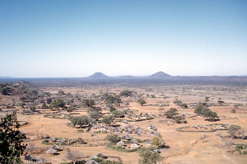 Serowe (b) - View from Khama Memorial 1960-61 PKIDNER 65_1