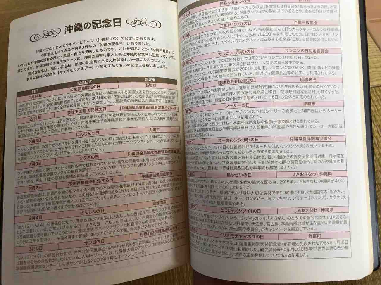 沖縄手帳 アフロリゾート はじまり編