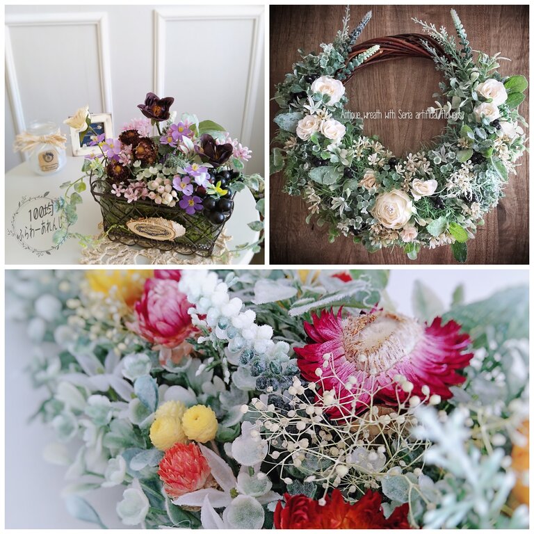 セリア造花 グリーンマットアレンジ お薦め3選 Life In One Day 花と猫 時々diy セリア造花 グリーンマットアレンジ お薦め3選 Life In One Day 花と猫 時々diy