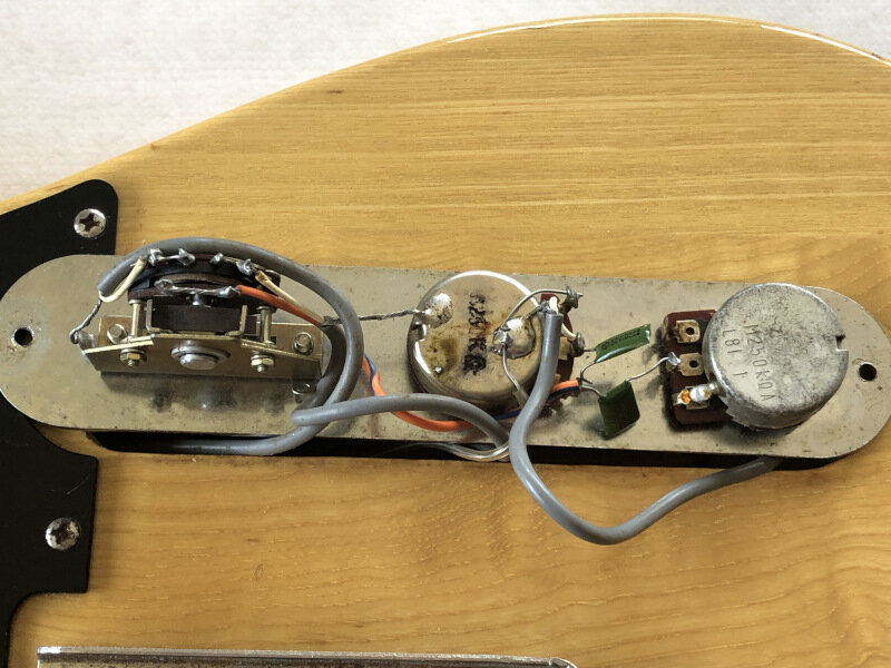 テレキャスターのポット交換 : おろかなるひとり言