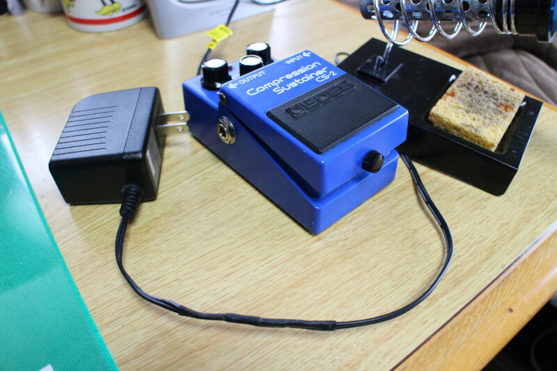 BOSS CS-2の修理と電源アダプターACA-100のおはなし : おろか BOSS CS-2の修理と電源アダプターACA-100のおはなし : おろか
