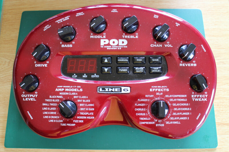 Line6 pod ver2.0 ライン6 POD2 アンプシュミレーター Line6 (ライン6) アンプシミュレーター POD 2.0 国内正規品