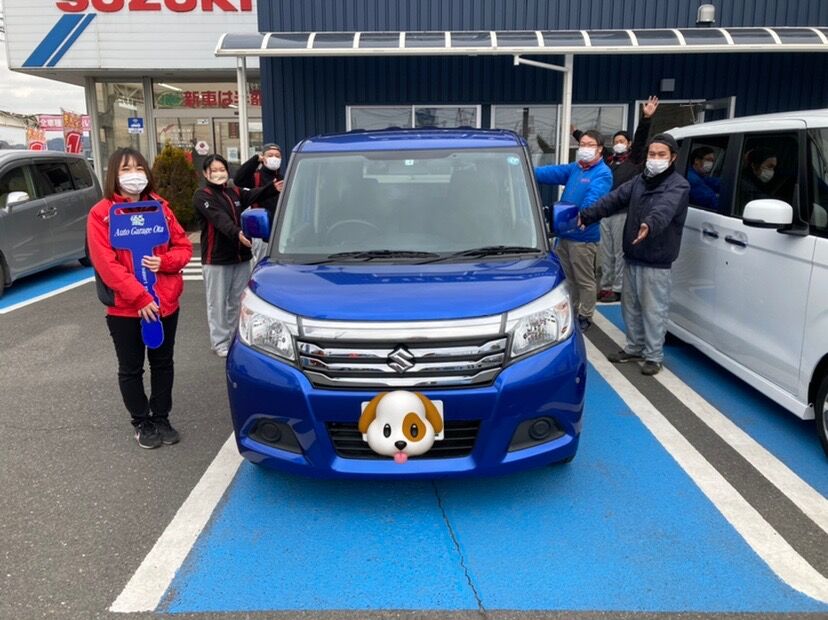 祝 スズキ ソリオ納車 オートガレージオオタのスタッフブログ 祝 スズキ ソリオ納車 オートガレージオオタのスタッフブログ
