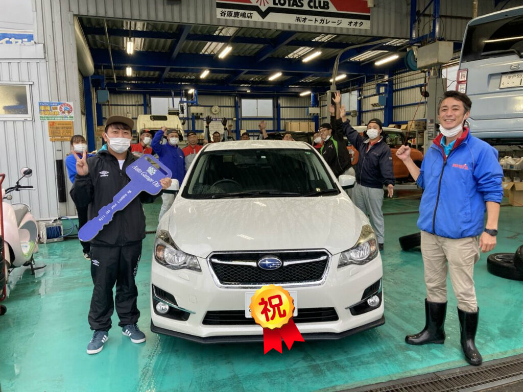 祝 スバル インプレッサスポーツ納車 オートガレージオオタのスタッフブログ