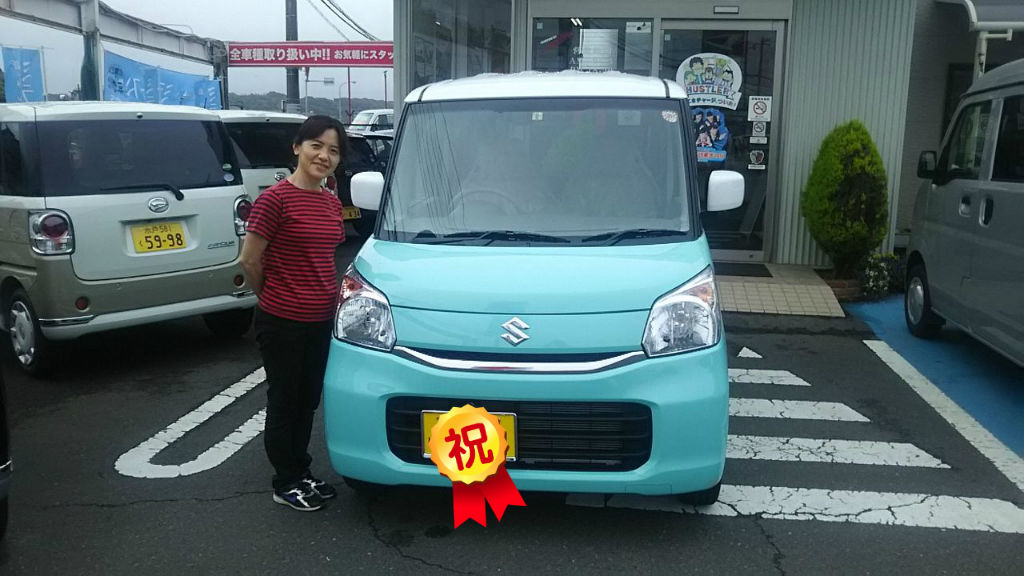 スズキ スペーシア 納車 オートガレージオオタのスタッフブログ