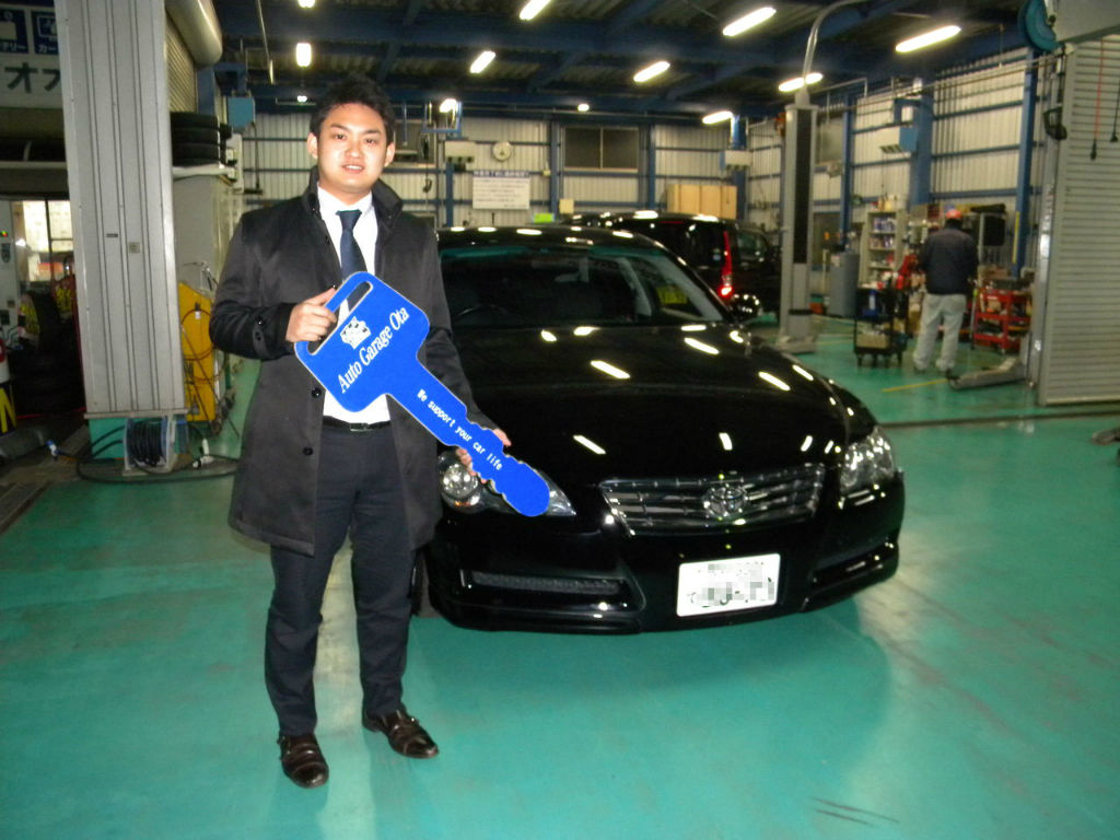 祝 トヨタ マークｘ 納車 オートガレージオオタのスタッフブログ