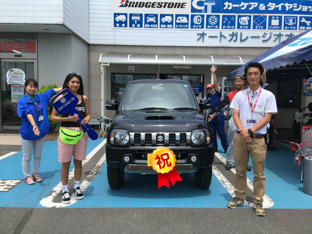 祝 スズキ ジムニー納車 オートガレージオオタのスタッフブログ 祝 スズキ ジムニー納車 オートガレージオオタのスタッフブログ