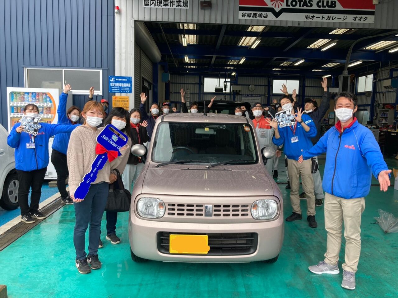 祝 スズキ ラパン納車 オートガレージオオタのスタッフブログ 祝 スズキ ラパン納車 オートガレージオオタのスタッフブログ