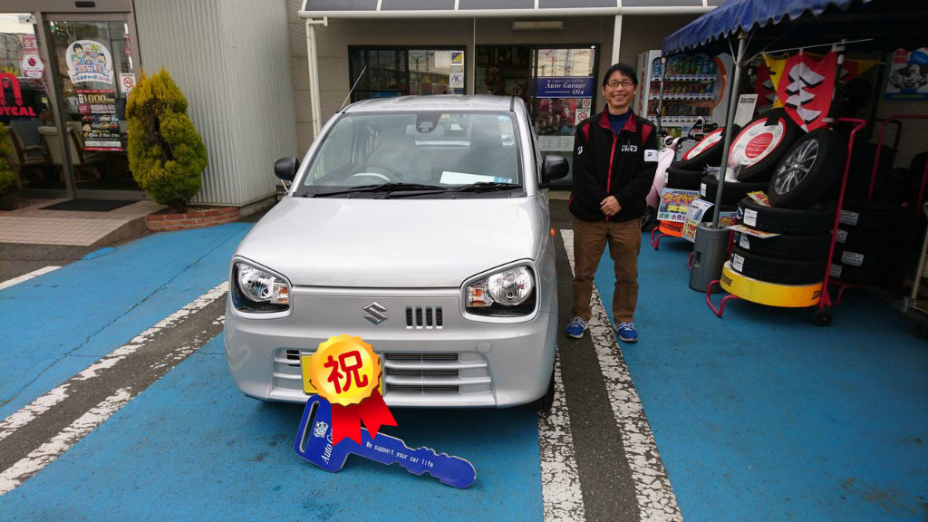 祝 スズキアルト 納車 オートガレージオオタのスタッフブログ 祝 スズキアルト 納車 オートガレージオオタのスタッフブログ