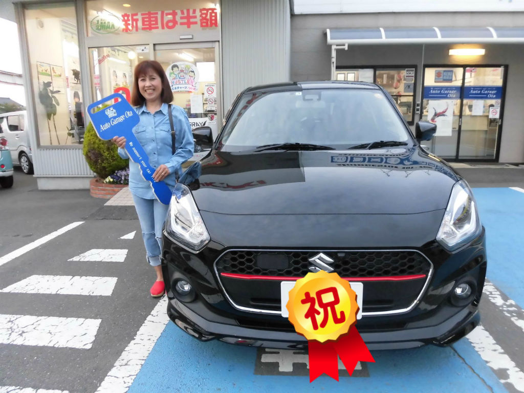 祝 スズキ新型スイフト 納車 オートガレージオオタのスタッフブログ