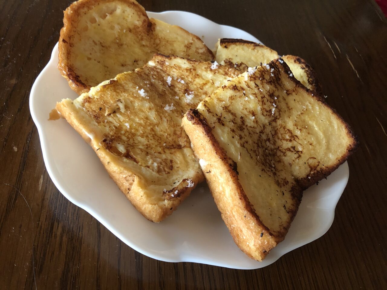 フレンチトースト作ってみました オートガレージオオタのスタッフブログ