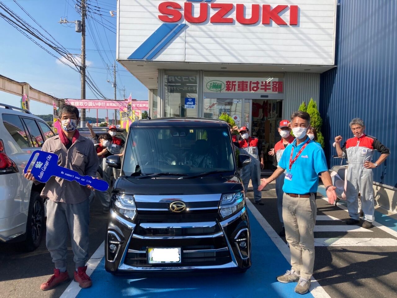 祝 ダイハツ タントカスタム納車 オートガレージオオタのスタッフブログ