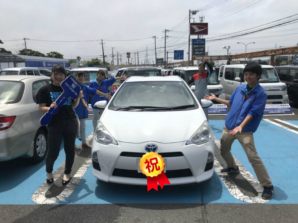 トヨタ アクア 納車 オートガレージオオタのスタッフブログ