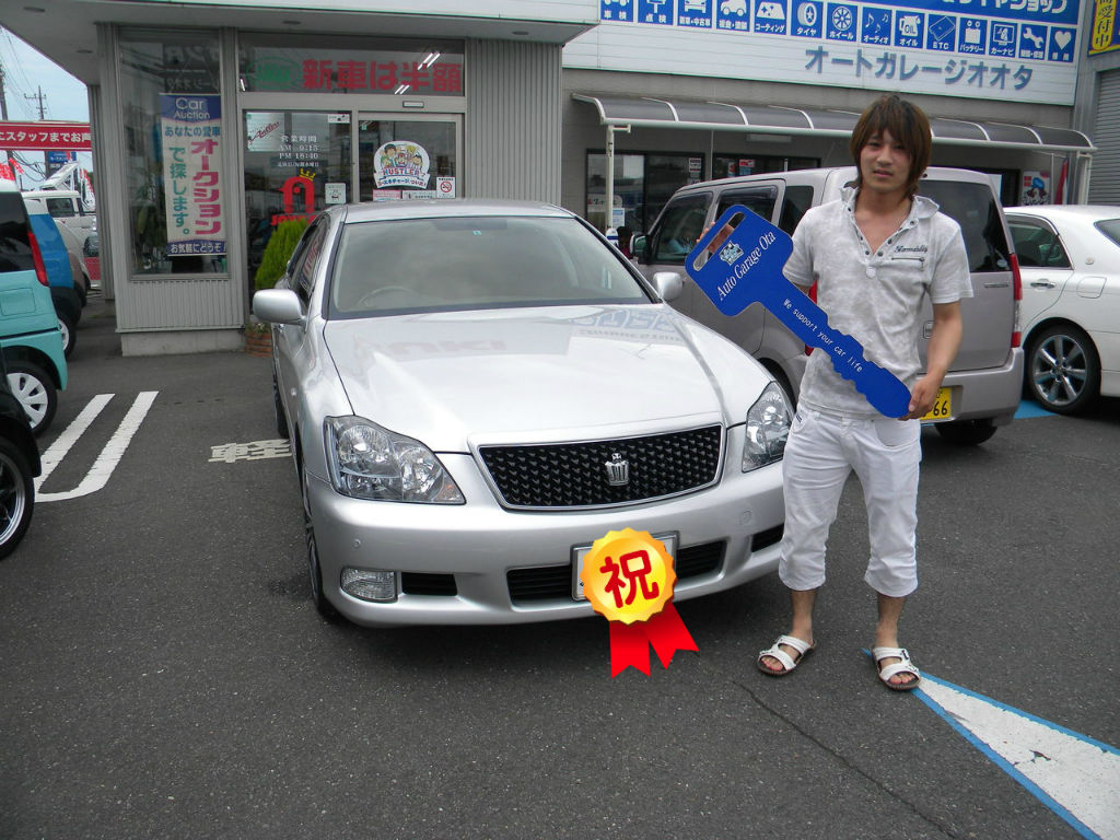 祝 トヨタ クラウン アスリート 納車 オートガレージオオタのスタッフブログ