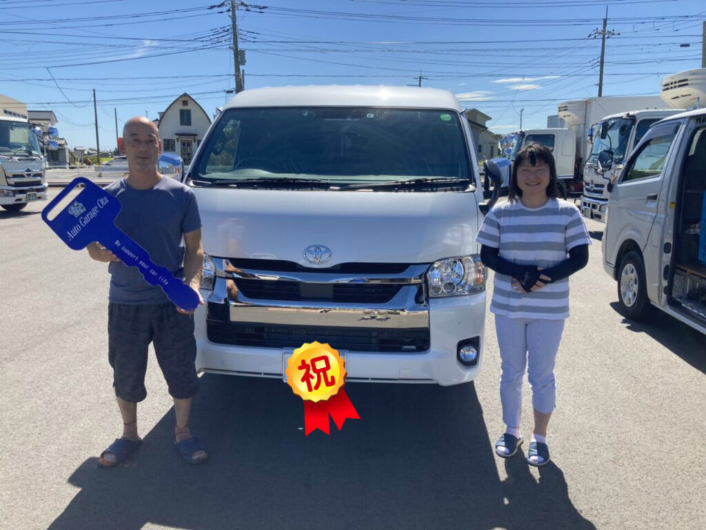 祝 トヨタ ハイエース納車 オートガレージオオタのスタッフブログ