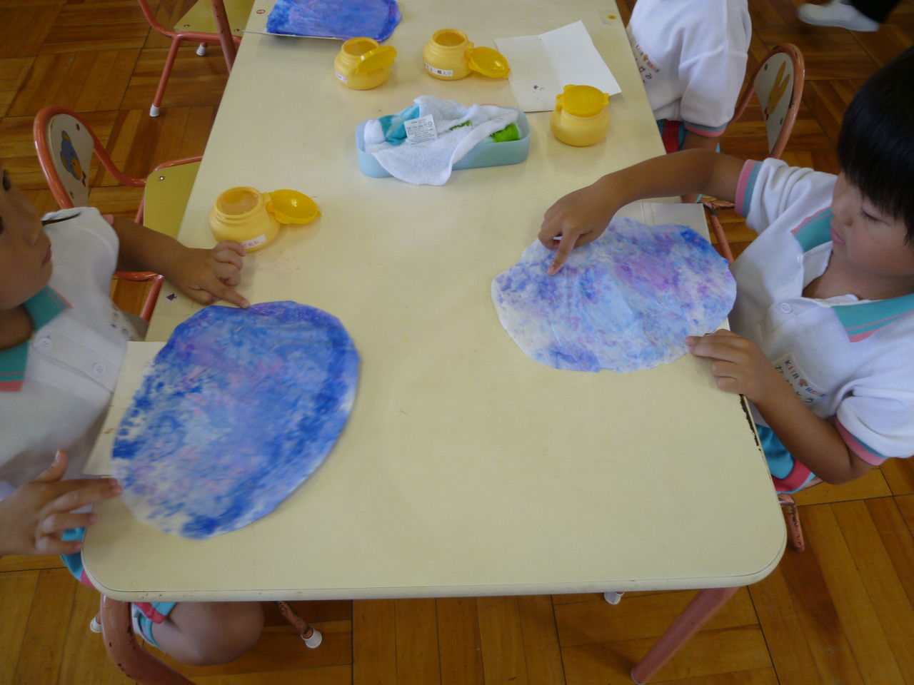 7月1日 ひよこ組 季節のお花製作 上尾きたはら幼稚園