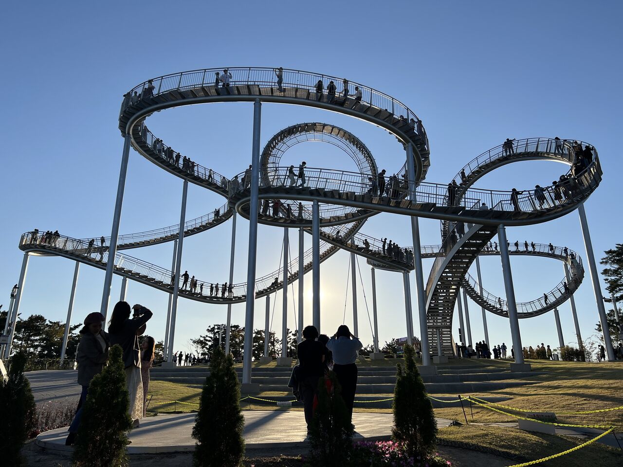 韓国浦項旅行⑨ 丘の上の歩くジェットコースター「スペースウォーク