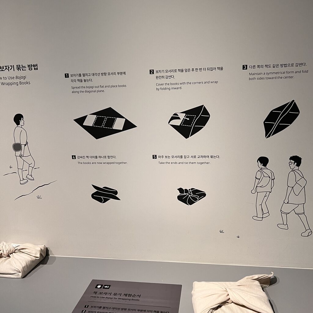 ソウル工芸博物館③ 展示3棟3階〜4階 [ポジャギ、日常を包む][保存科学