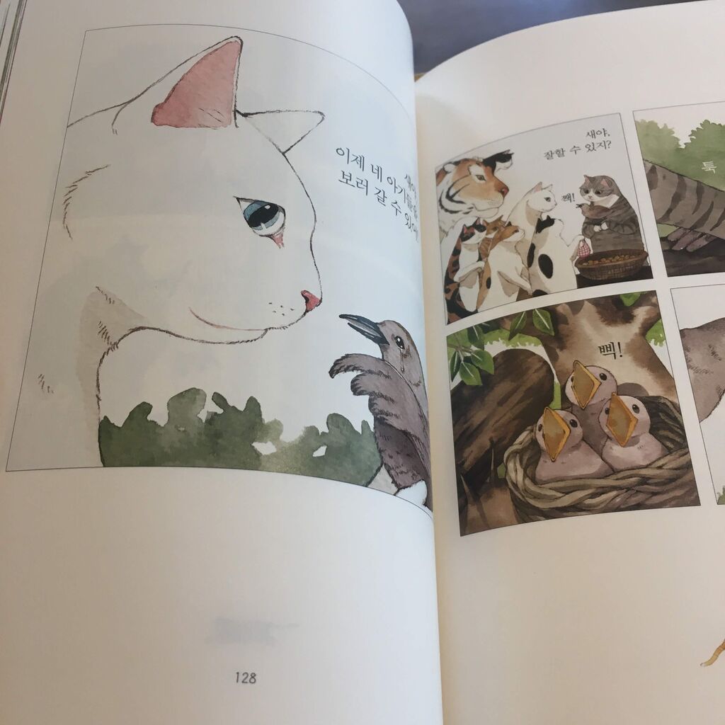 韓国書籍 かわいい猫たちがたくさん出てくるイラスト本 호찌냥찌 ソウルのゲストハウス アジトゲストハウス