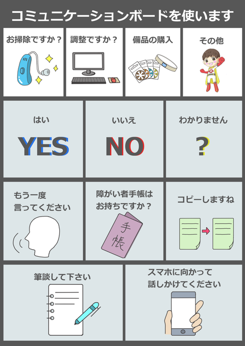 コミュニケーションボード【あいち補聴器センター用】 (2)