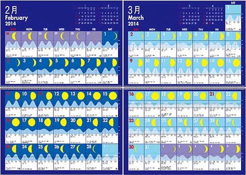 カレンダー 2014年月齢カレンダー : あひるちゃんがゆく:2014年 ...