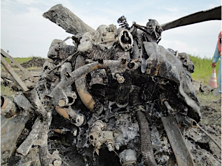 羽田空港の地中に機体残骸