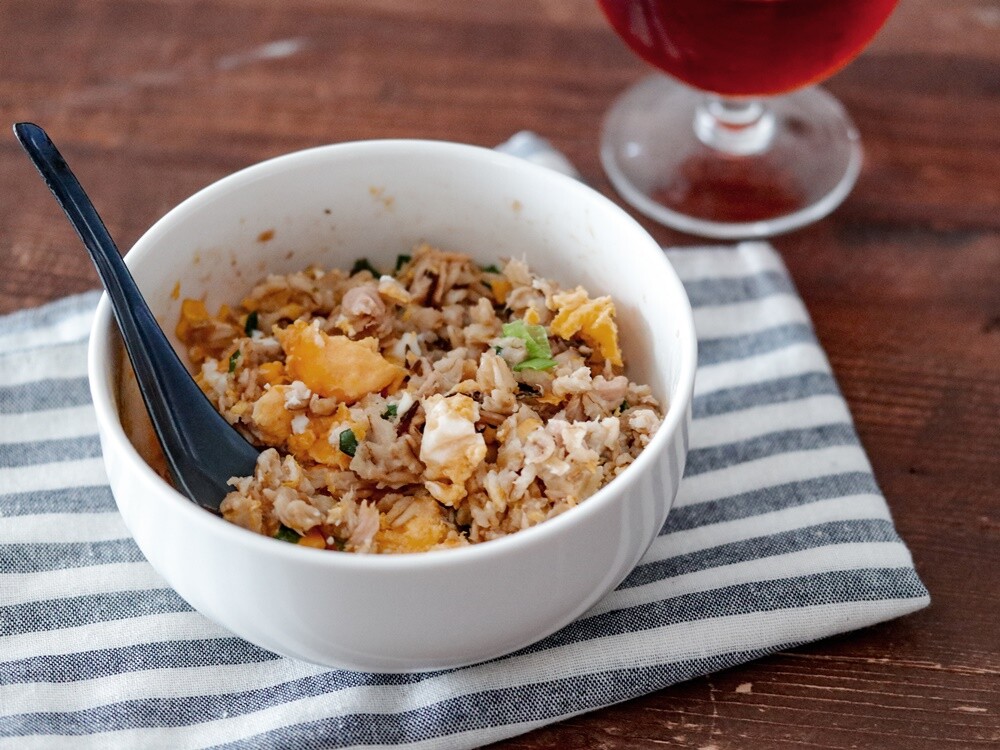 ダイエット飯 電子レンジで超簡単 オートミールでツナ塩昆布チャーハン 5 あいのおうちごはん Powered By ライブドアブログ