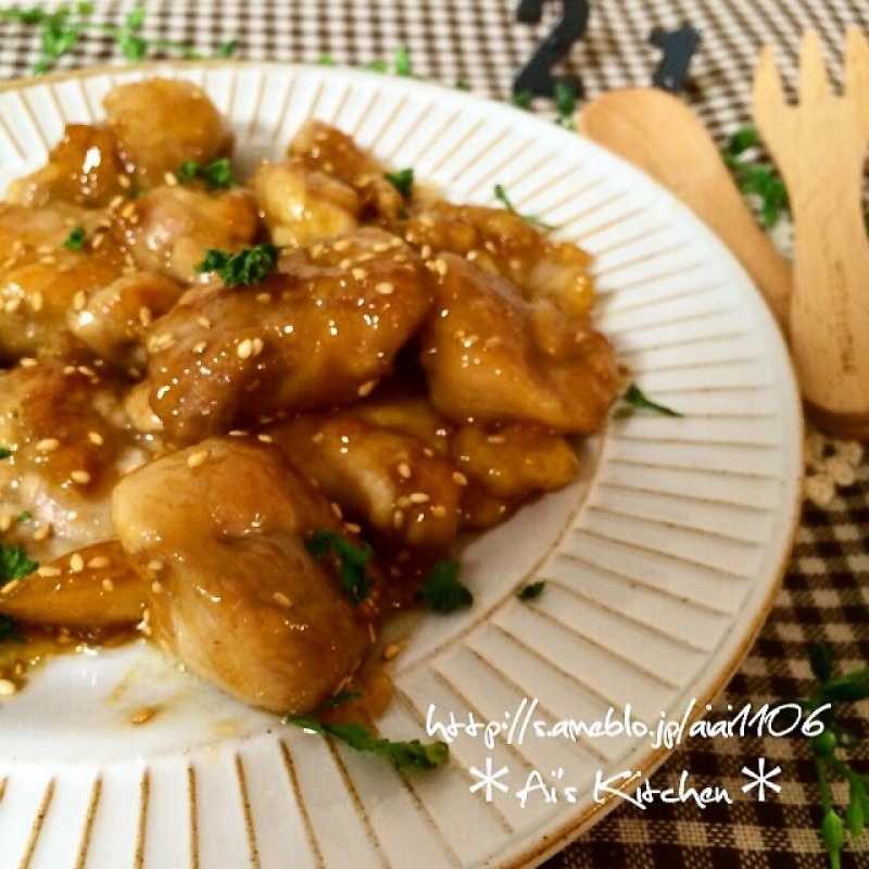 黄金比で男子が喜ぶお味に♡基本の照り焼きチキン♡