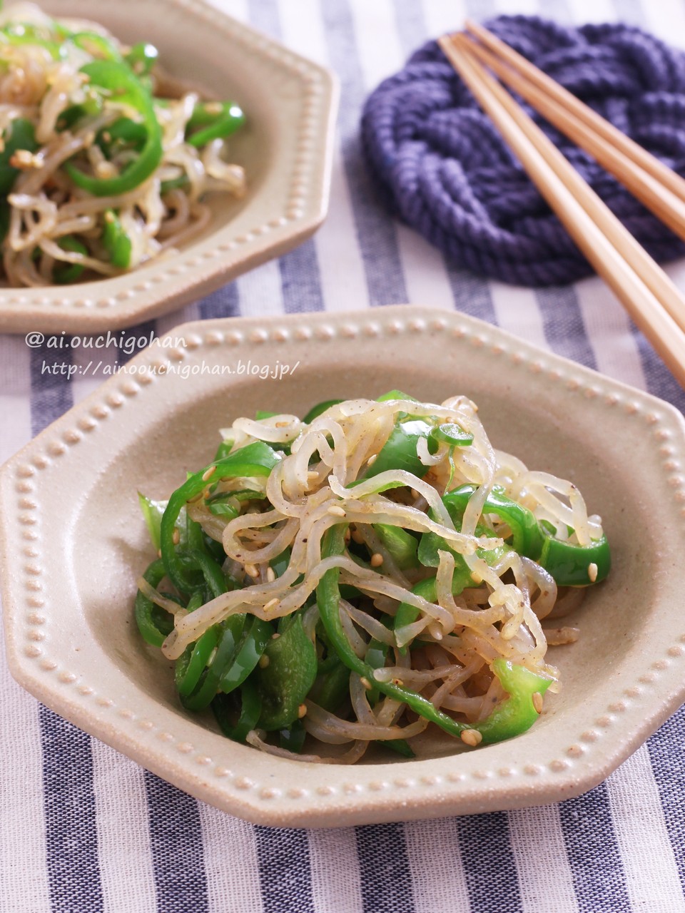 冷めても美味しいから常備菜におすすめ ピーマンとしらたきの中華炒め あいのおうちごはん Powered By ライブドアブログ