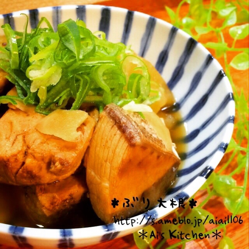 ペコリ一周年記念♡意外と簡単？お袋の味♡ぶり大根♡