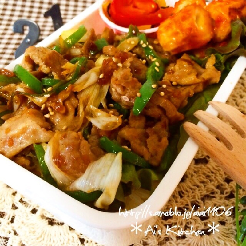 男の子は大好きな♡ズボラでも嬉しい焼き肉弁当♡