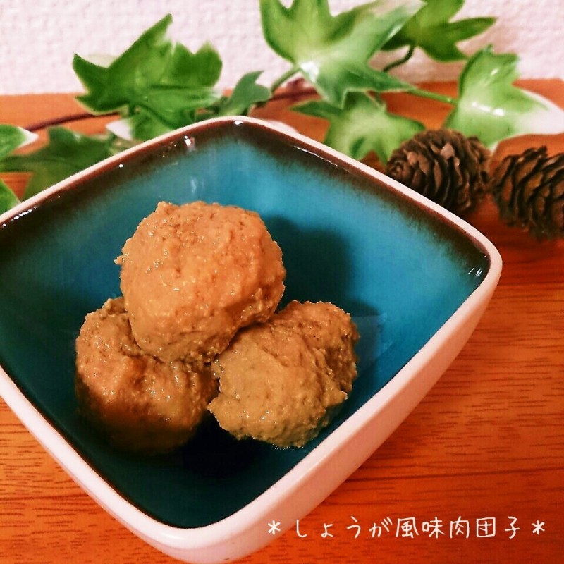 本当は秘密にしたい!母の味!しょうが風味の肉団子♪