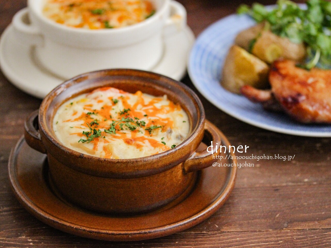 クリーム系スープのリメイクレシピ パスタdeグラタン とろみをプラスするときの方法 あいのおうちごはん Powered By ライブドアブログ