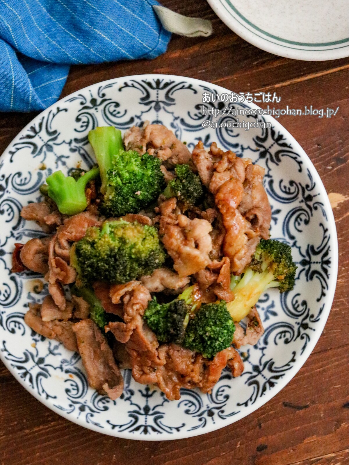 材料2つ １行レシピ 豚こまとブロッコリーのにんにく醤油炒め あいのおうちごはん Powered By ライブドアブログ