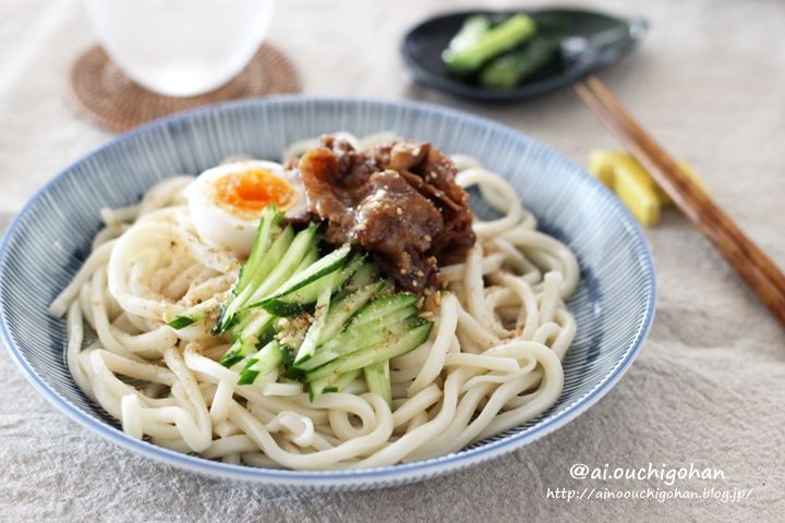 肉うどん 節約家のための豚肉バージョン は冷やしうどんにも合います 冷やしうどんの即席つゆレシピ有 あいのおうちごはん Powered By ライブドアブログ