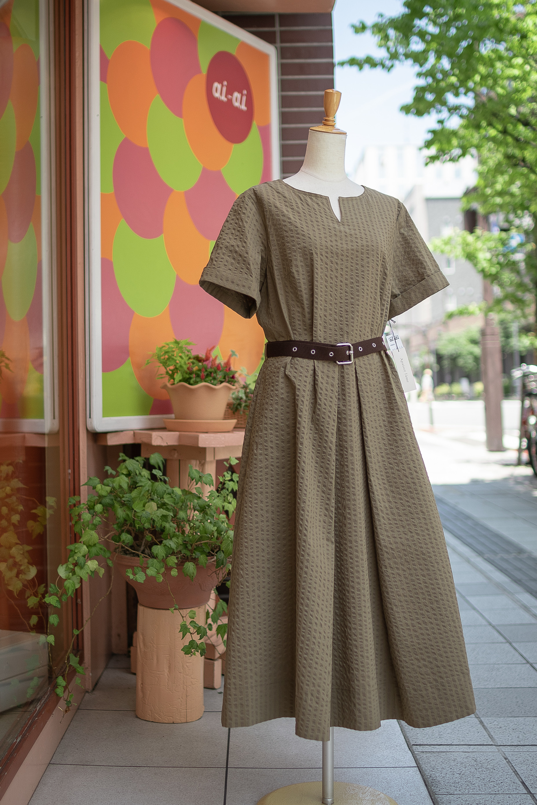 Apaiser Lame スキッパーワンピース ブティックアイアイのブログ