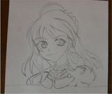 セイバーさん下描き