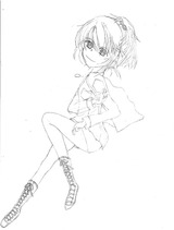 理子/C79通販おまけラフ1