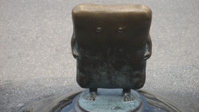 ぬりかべ ブロンズ像