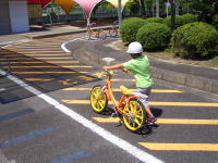瀬戸市交通児童遊園の二輪自転車