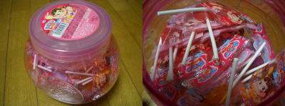 駄菓子問屋のキャンディー