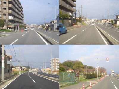 瀬戸市と尾張旭市を結ぶ街道の1つ城山街道