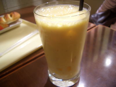 サンマルクカフェのミックスジュース