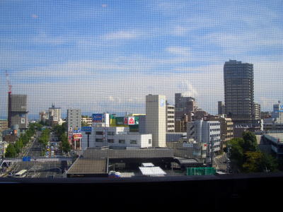 星が丘の街の景色が一望出来る