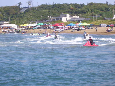 ジェットスキーの大会